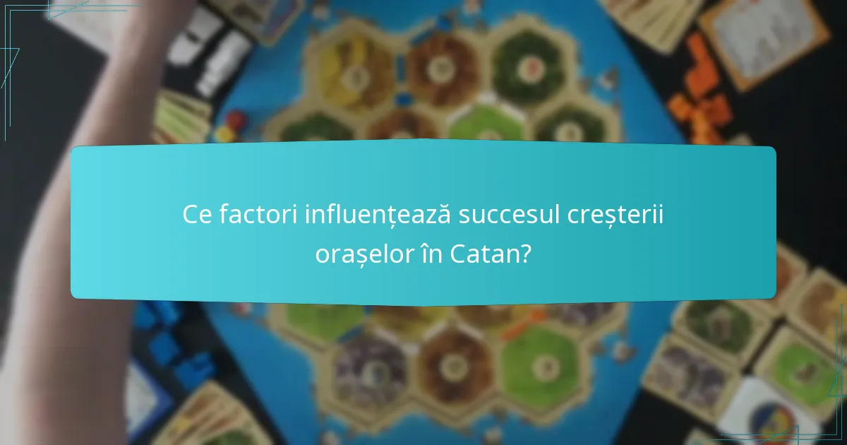 Ce strategii competitive pot îmbunătăți jocul în Catan?